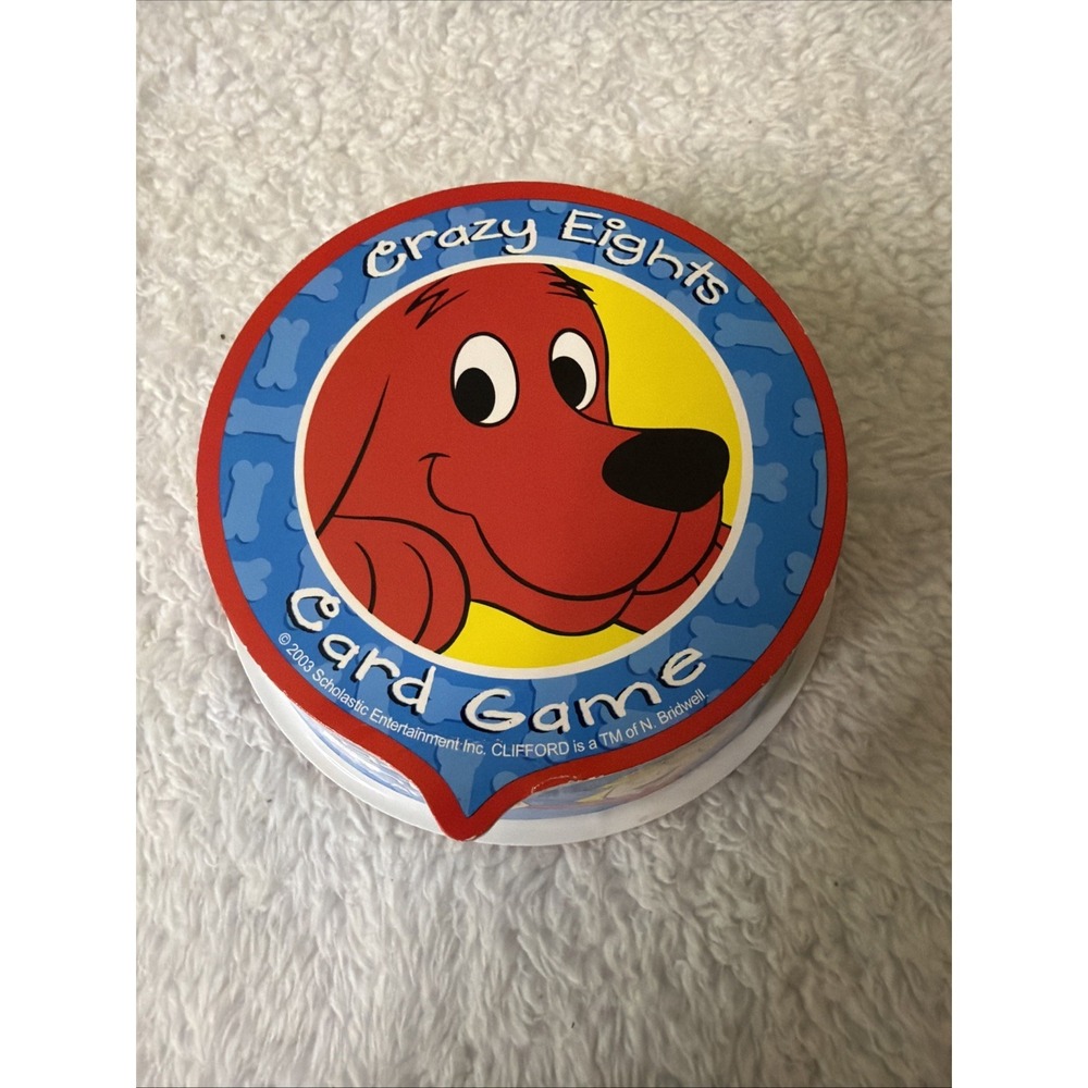 Clifford the Big Red Dog Crazy 8s Eights Game Playing Cards 2003 VTG NIB New
